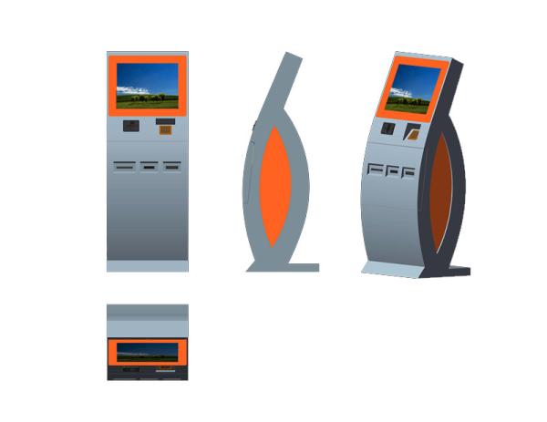 Cheap Customized Self Payment Touch Screen Kiosk With Barcode Scanner for sale