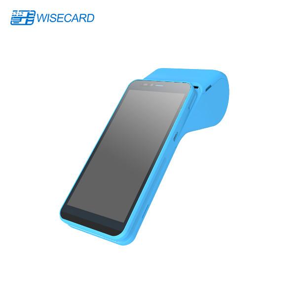 Cheap 5.5inch screen Android POS Terminal Mobile Handheld Build In Printer for sale