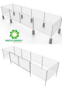 Best Galvanized Wire Fence Panels Simple All - In - One For Solar PV Power Plants wholesale