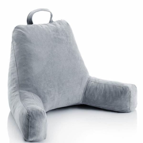 Cheap Heating Shredded Foam Reading Pillow , Electric Bed Rest Pillow With Arms for sale
