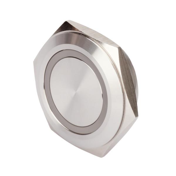 Cheap 30mm Ip67 Micro Push Button Switch Led Illuminated Stainless Self Reset for sale