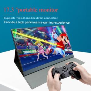 China 1920x1080 Portable LCD Screen 17.3 Inch Portable Monitor For Laptop on sale
