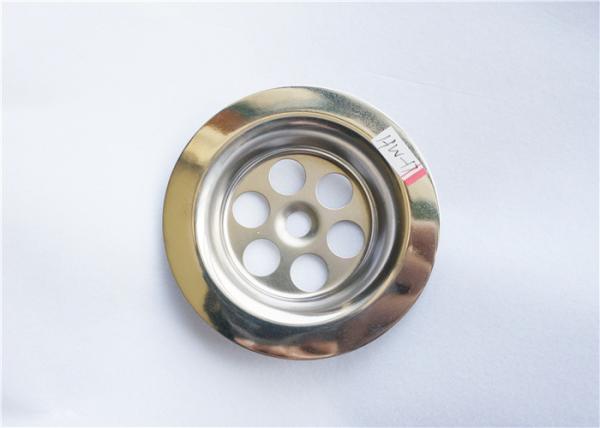 Cheap Durable Silver Sink Strainer Parts Mirror Polish Surface Anti - Corrosion for sale