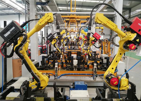 Cheap Complete Robotic Assembly Line / Modular Design Automatic Welding System for sale