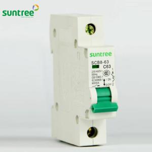 Best 25mm2 Terminal 63A MCB Low Voltage Circuit Breaker wholesale