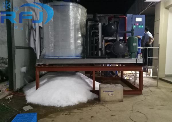 Cheap Shaved Flake Ice Machine , 380V/50Hz/3P Ice Block Machine 1 Year Warranty for sale