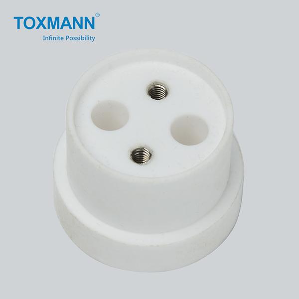 Cheap Plastic POM Turned CNC Lathe Machining Parts Insert Threads Burring Surface for sale