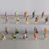 1:87 boutique standing figures--miniature figures,painted figure,color people,HO figures for sale