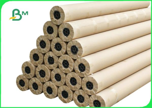 Cheap Wide Format 70gsm CAD Plotter Paper Roll Customized Size For Garment Drawing for sale