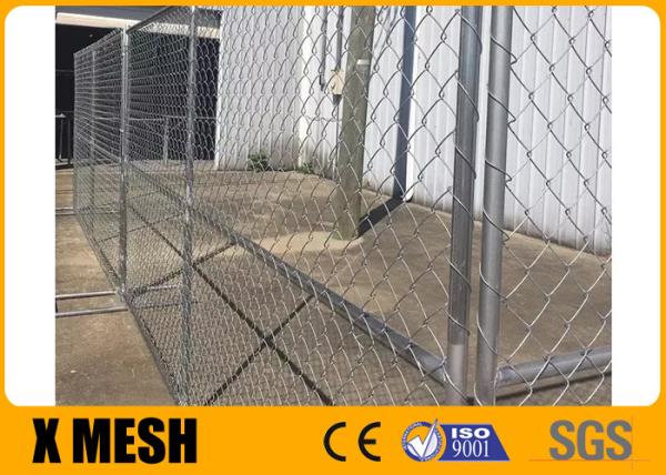Cheap 6ft High By 10 Ft Wide Chain Link Mesh Fencing Astm Standard For Perimeter Patrol for sale