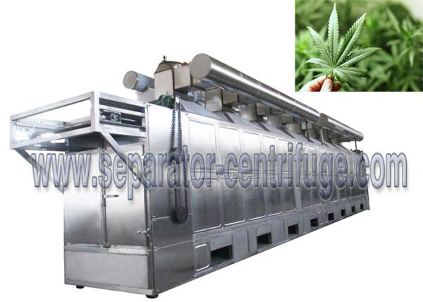 Cheap High Capacity Conveyor Mesh Belt Type Continuous Dryer For Leaves Drying for sale