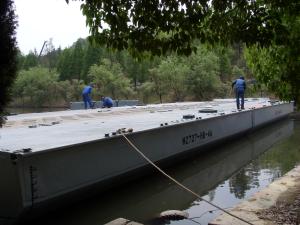 Pontoon Floating Water Bridge L12m Multi Function Engineering