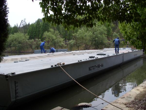 Cheap Pontoon Floating Water Bridge L12m Multi Function Engineering for sale