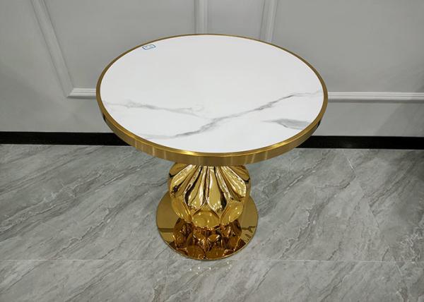 Cheap Golden Metal Frame Marble Odm Modern Nesting Coffee Table for sale