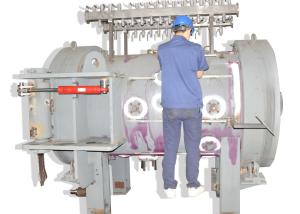 China Remote Controlled Metal Sintering Furnace With Metal Thermostat Internal Packing Platform on sale