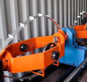 High Efficiency Rigid Skip Stranding Machine With Portal Take Up Device