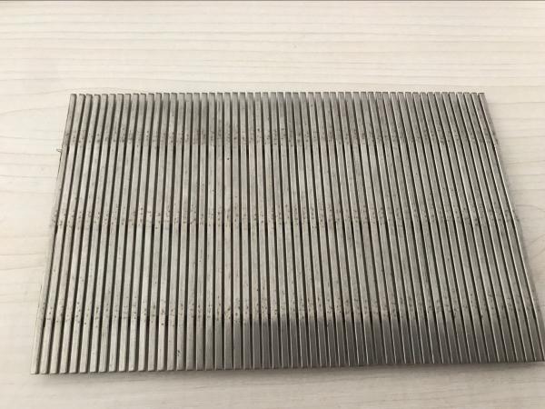 Cheap SUS 304 316 Stainless Steel Wedge Wire Screen 1mm Slot Size For Filter Mesh for sale
