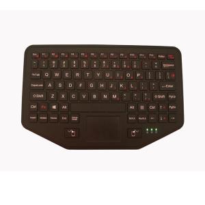Ruggedized Vehicle Keyboard Desktop With Touchpad Backlit Scissors Switch