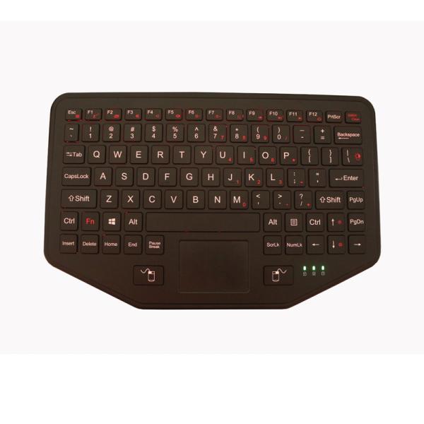 Cheap Ruggedized Vehicle Keyboard Desktop With Touchpad Backlit Scissors Switch for sale