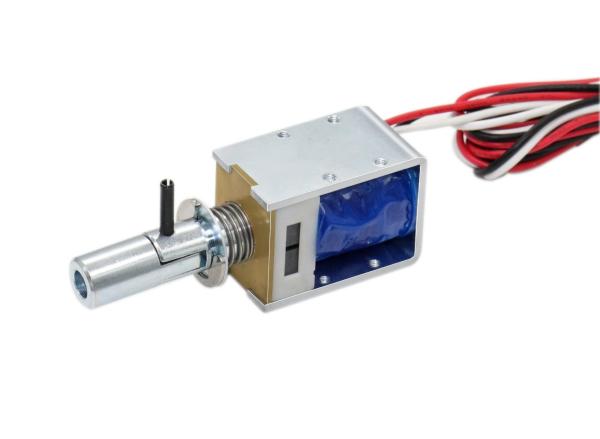 Cheap long plunger high performance pull push open frame solenoid bi stable solenoid for sale