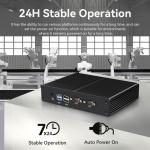 Intel Celeron Industrial Fanless PC With Dual LAN Dual COM DDR3 8GB Memory