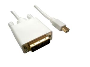 China Mini DisplayPort to DVI Video Cable, Mini DisplayPort Male to DVI Male, 6 foot on sale
