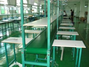 Conveyor Belt Electronics Assembly Line Aluminum Frame High Efficiency