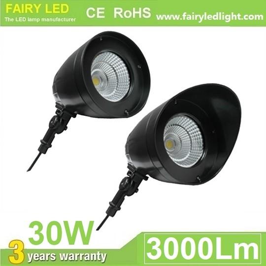 Cheap LED Bullet Flood Light 15W 30W with Integral adjustable knuckle for sale
