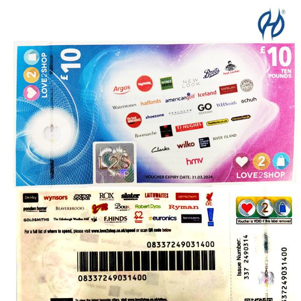 Cheap Rainbow Paper Anti Counterfeiting Label Currency Value Custom Security Label for sale