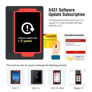 China 2 Years Update Service for Launch V/ V+/ X431 Pro Mini/ ProS Mini/ DIAGUN IV/ 5C/ LAUNCH X-431 PRO DYNO on sale