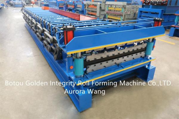 Cheap Double layer metal roll forming machine New type automatic metal sheet double layer panel roll forming rolling machine p for sale
