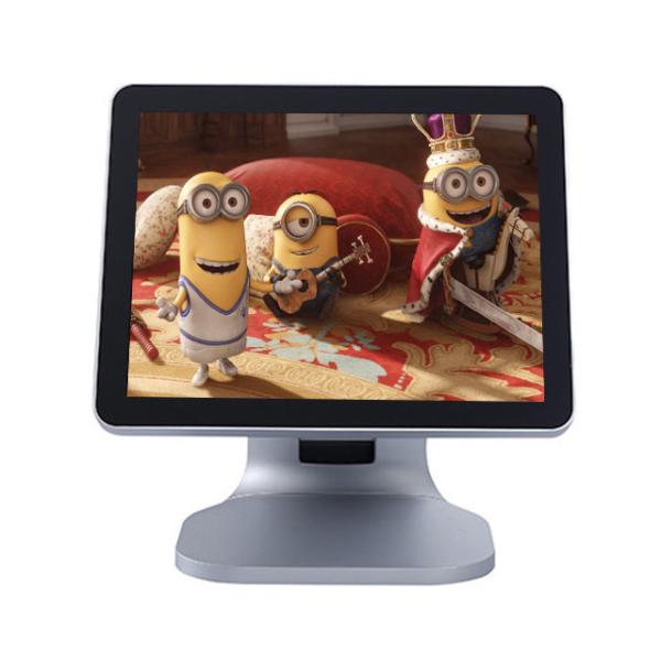 Cheap Silver Color Android Pos Terminal 1024 X 768 Pixels With 15 Inch Single Screen for sale