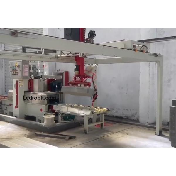 Cheap Customizable Direction Electric Curbstone Loading Unloading Machine With Servo Motor LCD Display for sale