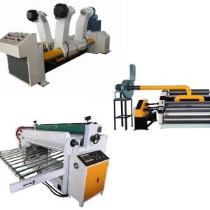 China Corrugating Computerized Corrugated Cardboard Production Line For Two Layer 2 Ply on sale