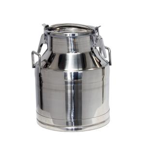 China Different Capacity Large 30L Bulk Stainless Steel Milk Can Food Storage Container on sale