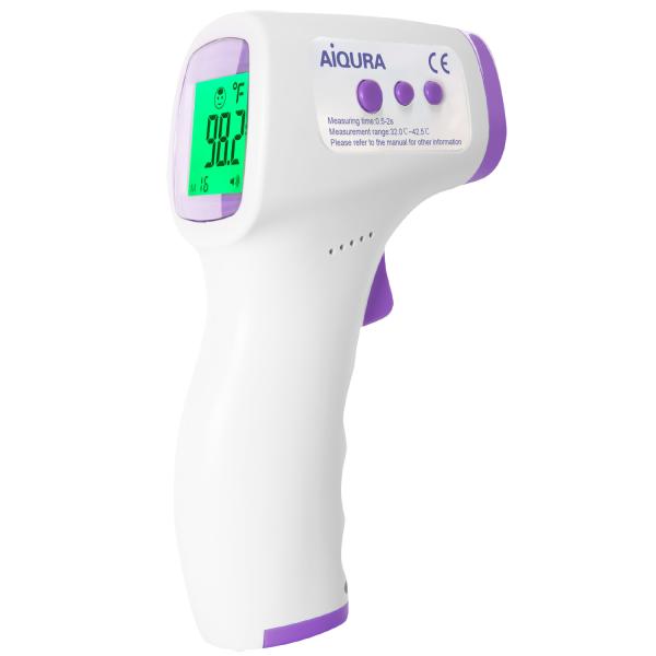 Cheap LED Display Digital No Touch Thermometer , Handheld Infrared Thermometer 0.1 Accuracy for sale