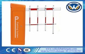 DC Backup Battery Barrier Gate Arm with 2 Fence / Remote Control Toll Barrier Gate