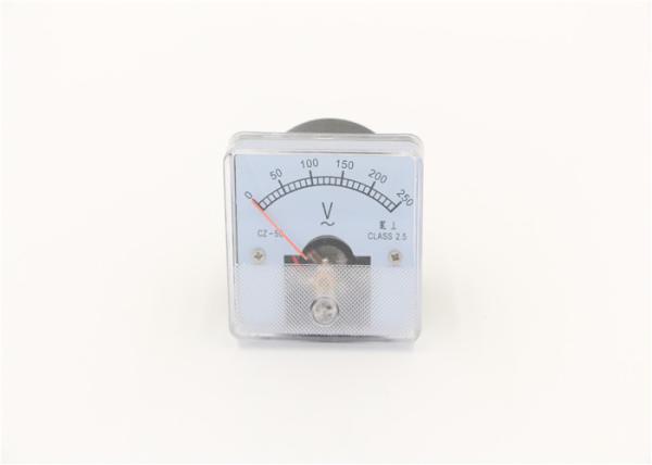 Cheap Panel Mounted Analog Volt Meters Power Imitation Red Pointer ABS Plastic Material for sale