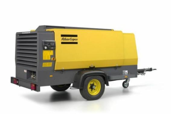 Cheap 12 bar 10 m³ / Min Capacity Portable Air Compressor Atlas Copco XAHS166C Cummins diesel Optimal size for sale