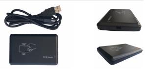 China High Frequency RFID ID Credit Card Reader ISO1443A MIFAR USB 13.56 Mhz on sale