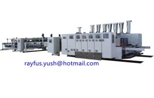 China Auto Flexo Printer Slotter Die Cutter / Flexographic Box Printing Machine on sale