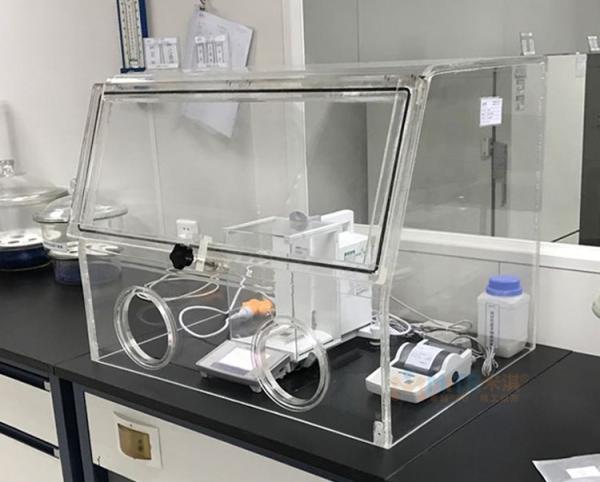 Cheap Compact Portable Glove Box System , Isolation Glove Box Climate Change Resistance for sale