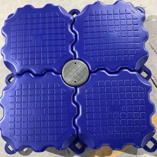 Cheap Versatile Blue Modular PE Pontoon For Customizable Docks for sale