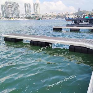Best Customized Aluminum Floating Docks Marine Grade With Aluminium Beams Custom Dock Water Floating Island Pontoon Pl wholesale
