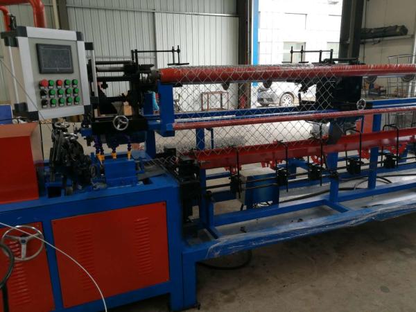 Cheap 4mm Fully Automatic Chain Link Fencing Machine , Chain Link Fence Weaving Machine for sale