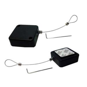 China Locking System Retail Security Devices 1.5M Retractable Steel Wire Square Shape on sale