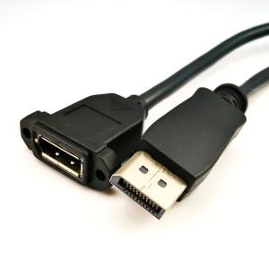Best Professional Displayport 1.2 Cable Black Color For LCD Display Screen wholesale