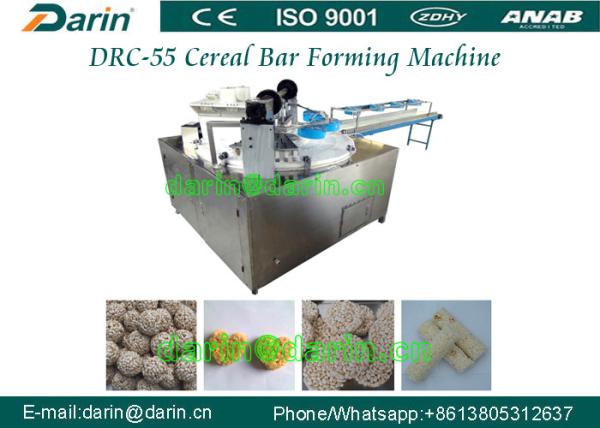 Cheap High efficient cross cutting cereal bar forming machine , puff corn machine for sale
