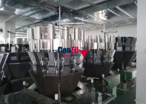1 Liter 14 Head Automatic Weighing Packing Machine With Screw Feeder Vertical Screw