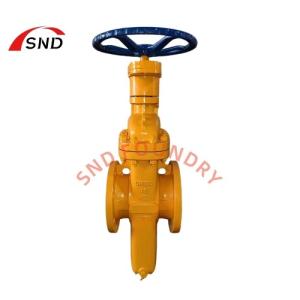 China Handwheel Flange Flat Gate Valve Non Rising Stem Seated WCB Gate Valve Coating on sale